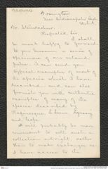 Nachlass Franz Steindachner, Brief von David Starr Jordan an Franz Steindachner (10.06.1878), Inv.Nr. 259.02, Seite 1